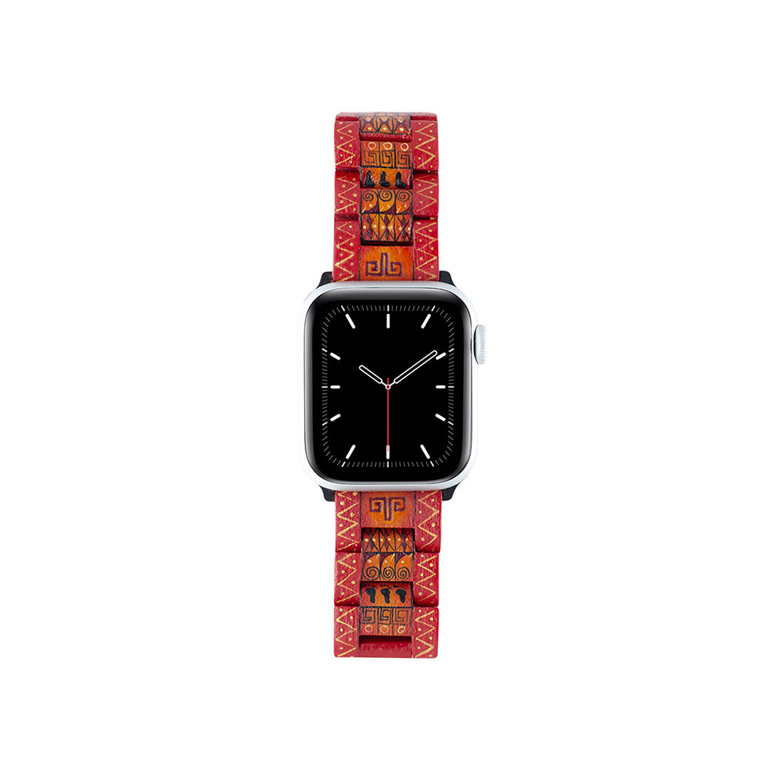Correas compatibles con Apple Watch Correas Alebrije pintadas a