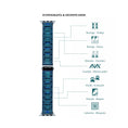 Load image into Gallery viewer, ABBRA Collection | A8 Smartwatch Strap